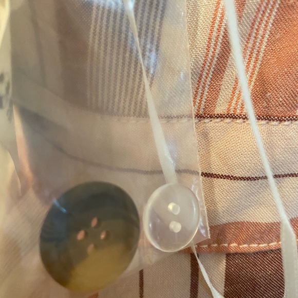 a.n.a. Button Front Long Wide Stripped Summer Dress New with Tags size S Small - Picture 5 of 12